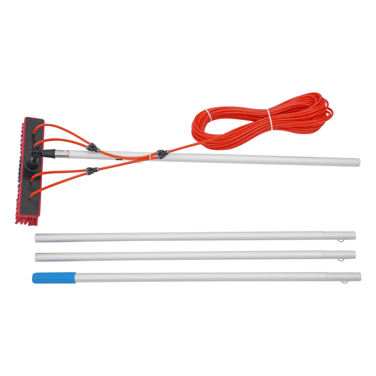 4m Solar Panel Cleaning Brush Outdoor Window Adjustable Pole Cleaning Kit