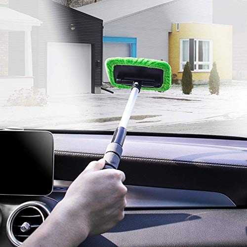XINDELL Windshield Cleaner Tool – Car Window Cleaning Tool 17in Green