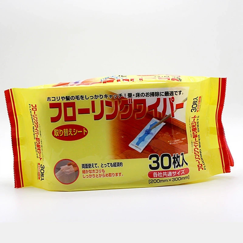 30pcs/bag Disposable Electrostatic Dust Removal Mop Paper Home Kitchen Bathroom