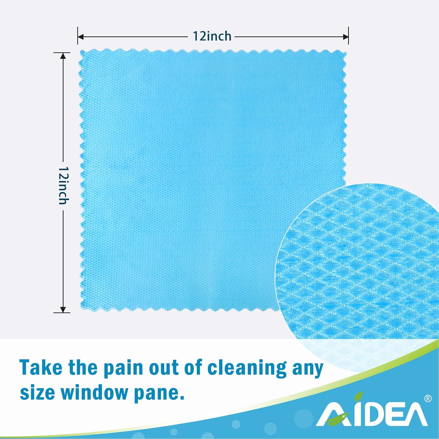 Microfiber Glass Cleaning Cloth, 8PK, Premium Microfiber Glass and Window Cleane
