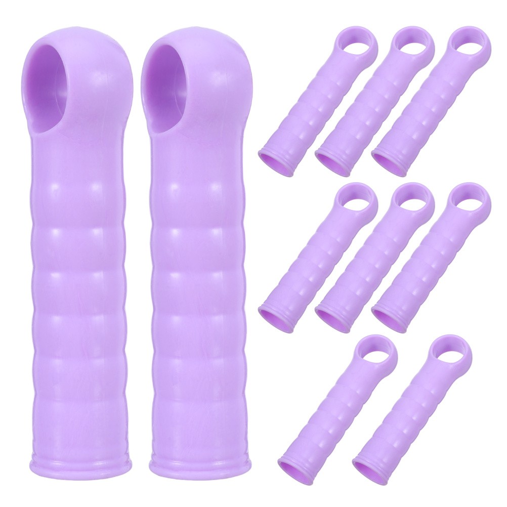 10 Pcs Mop Handle Cover Pole Replacement Broomstick Grip End Cap