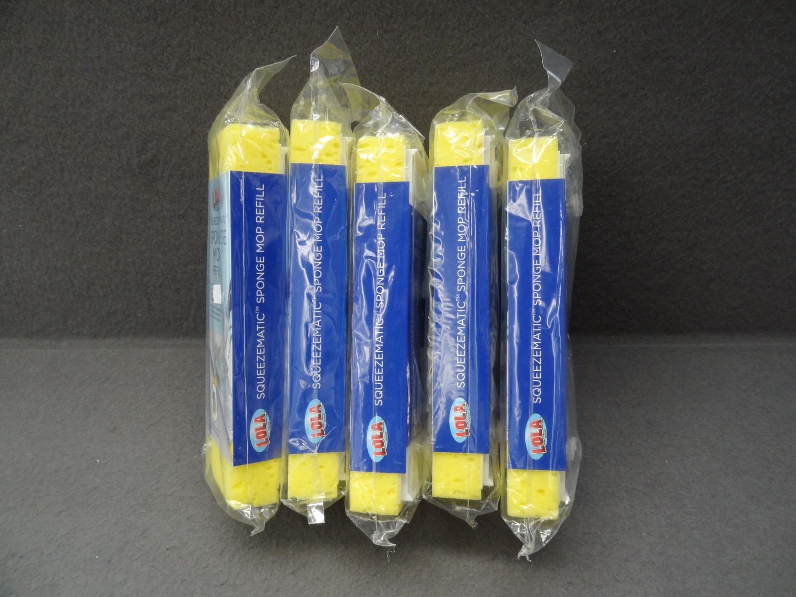 NEW LOT (5) Lola 2031 Squeezematic Sponge Mop Refill For 203 Butterfly Head
