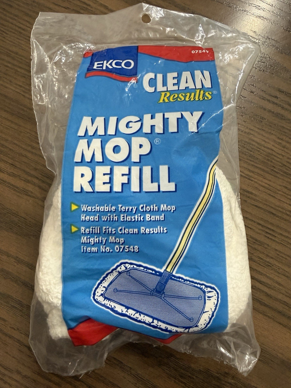 Vintage EKCO Clean Results Mighty Mop Refill 07549-B Brand New