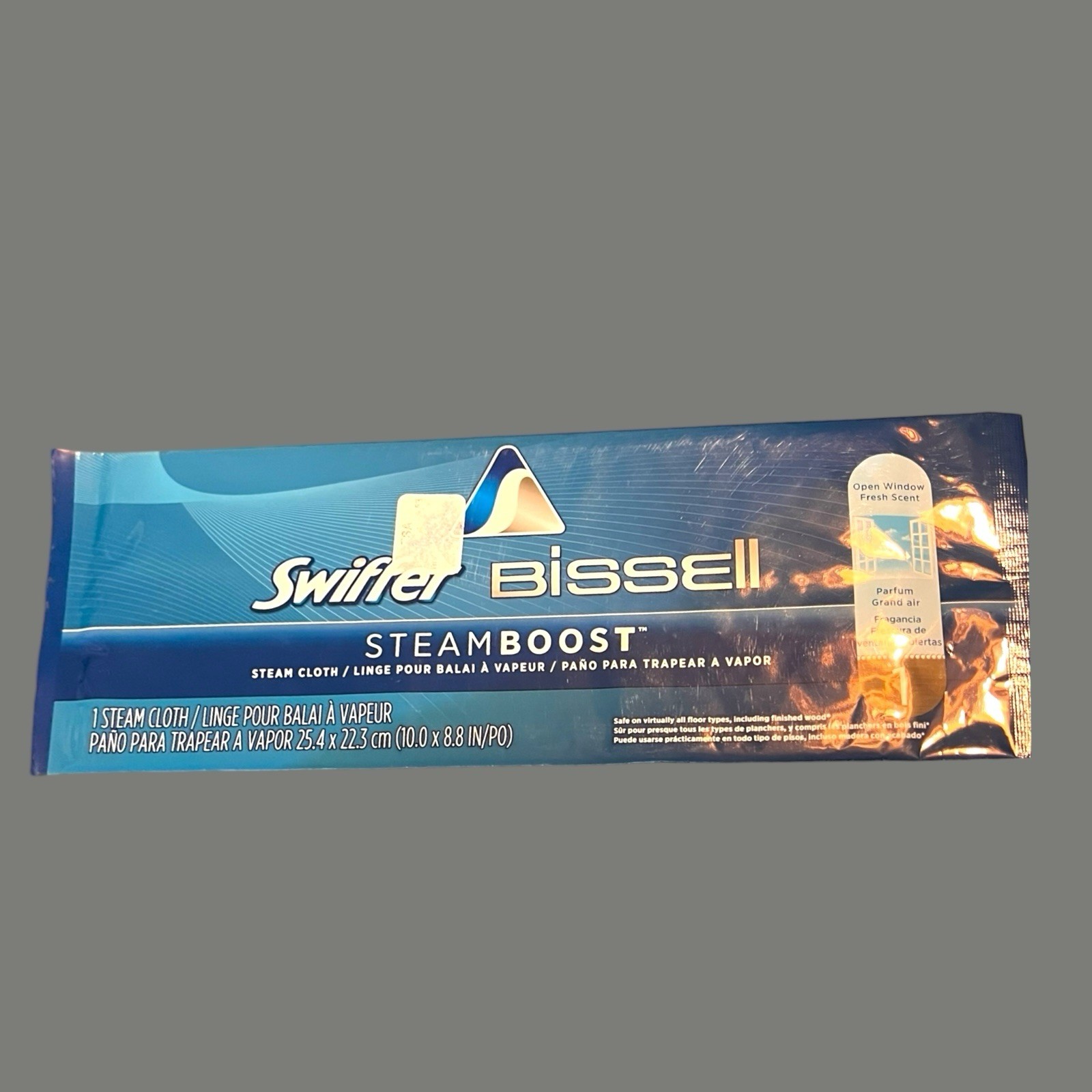 4 Pack Swiffer Bissell Steamboost Steam Cloth Refill Pad Open Window Fresh Scent