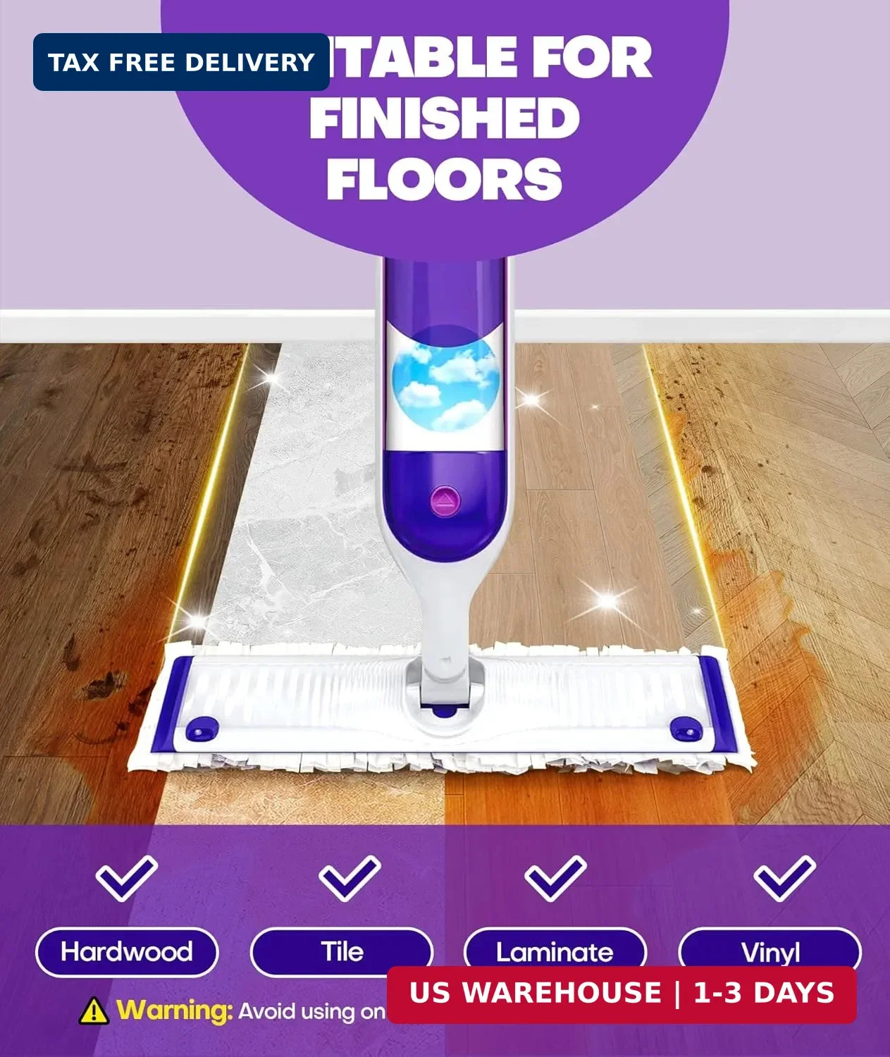 5X Cleaning Power Mop Refills for Swiffer Power Mop, 500+ Strips Multi-Surface P