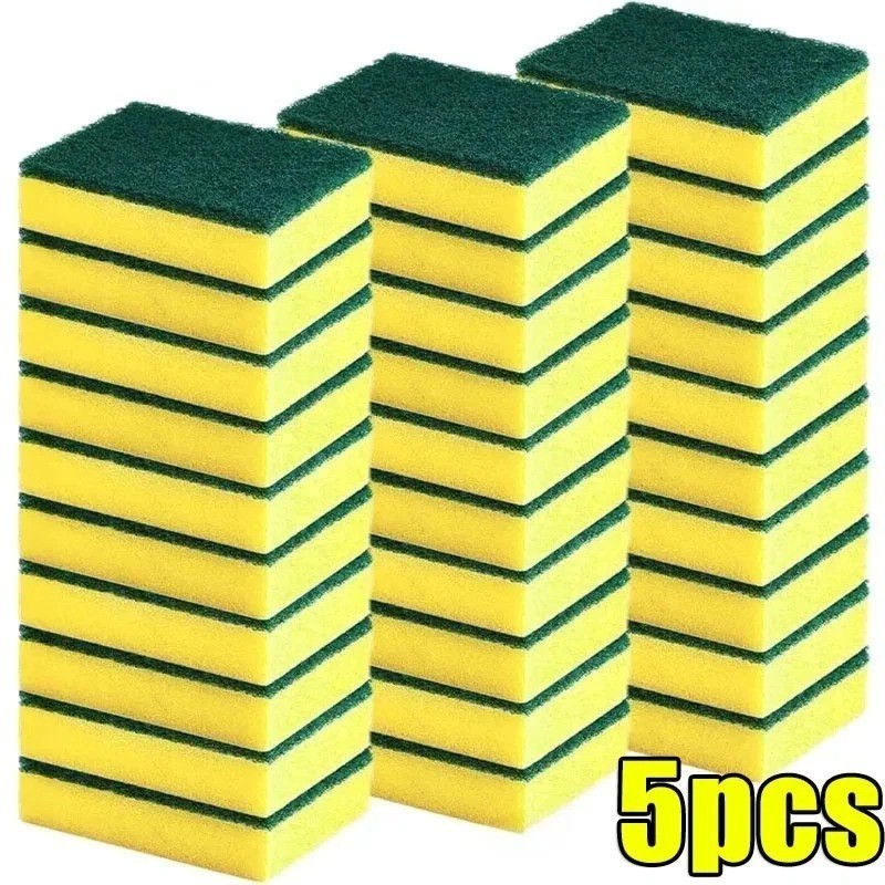 15/30 Pack Kitchen Cleaning Sponges Scourers Washing Up Non-Scratch for Dish Pad