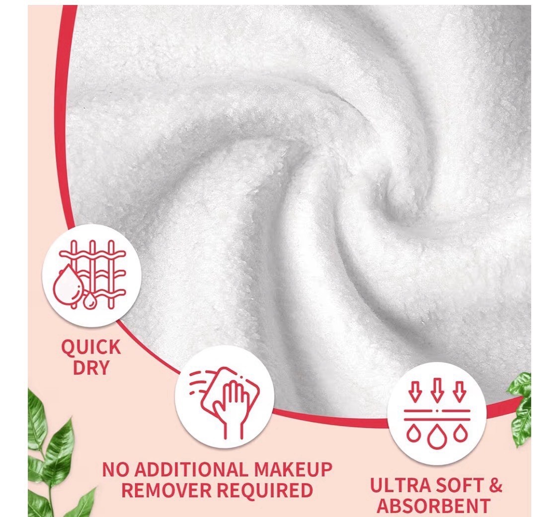 Soowash Microfiber Face Towel 20 Pack X 6 (120 Total ) Reusable Soft Facial