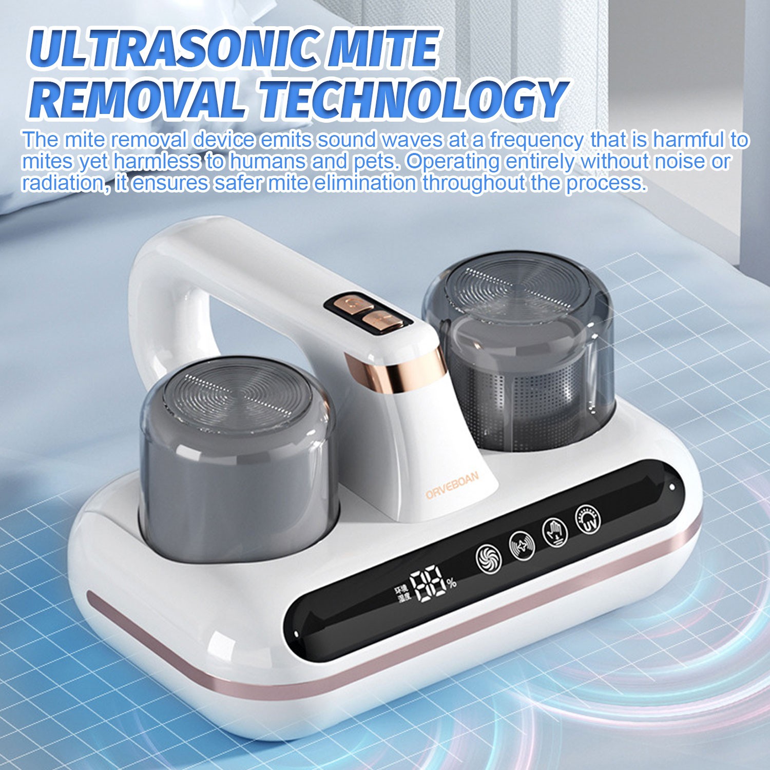 UV Mattress Vacuum Cleaner Handheld Bed Sofa Carpet Vacuum Cleaner