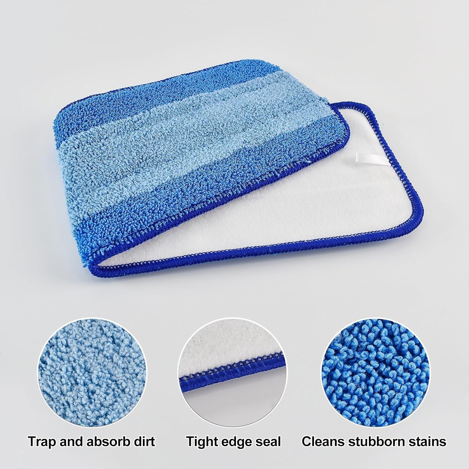 Microfiber Cleaning Pad for Bona, 3 Pack 18 Inch Mop Cleaning Pads for Bona H…