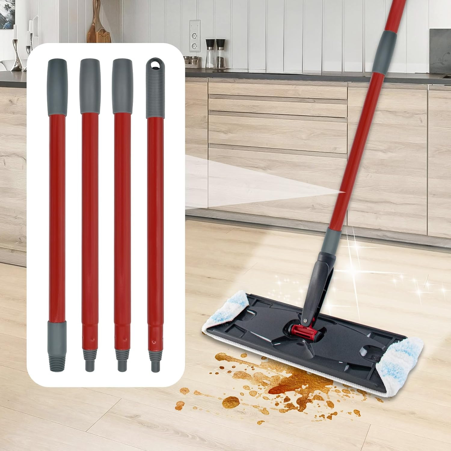 Mop Handle for Ocedar, Mop Handle for O Cedar, Spin Mop Replacement Handle for O