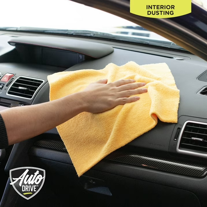 Auto Drive Tear Away Car Wash Coral Fleece Microfiber Detailing Towels, 50 Count