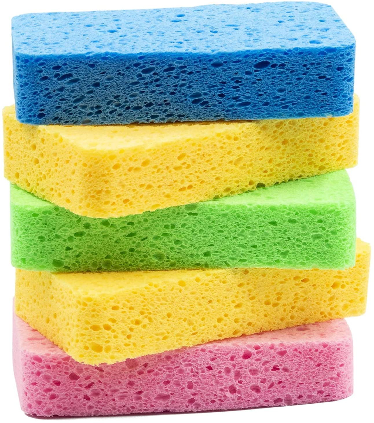 Sponges for Dishes Large Cellulose Kitchen Sponge Heavy Duty Scrub Sponges