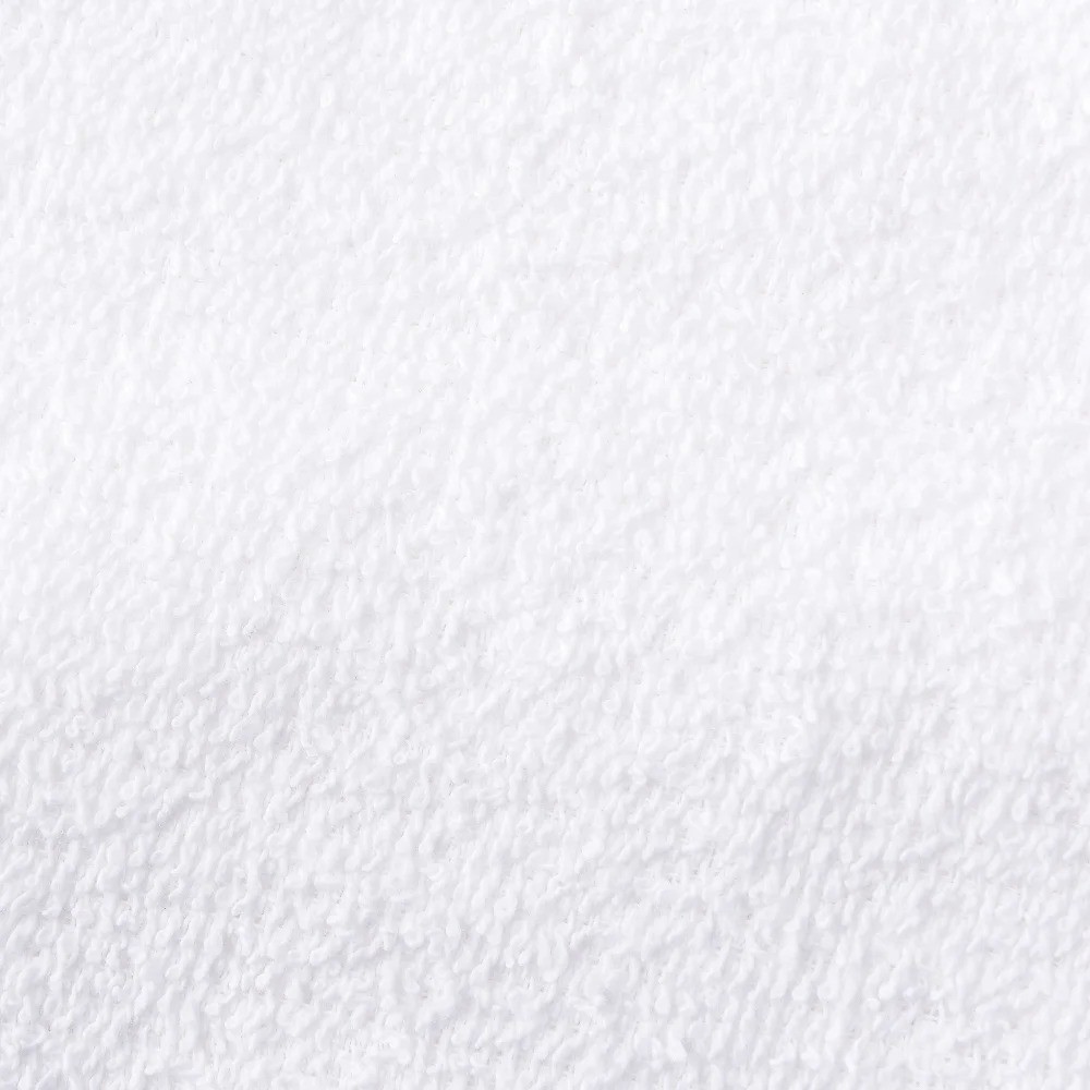 All Purpose 100% Cotton Terry Towels 14 x 17 Inch White 18 Pack Bulk Set