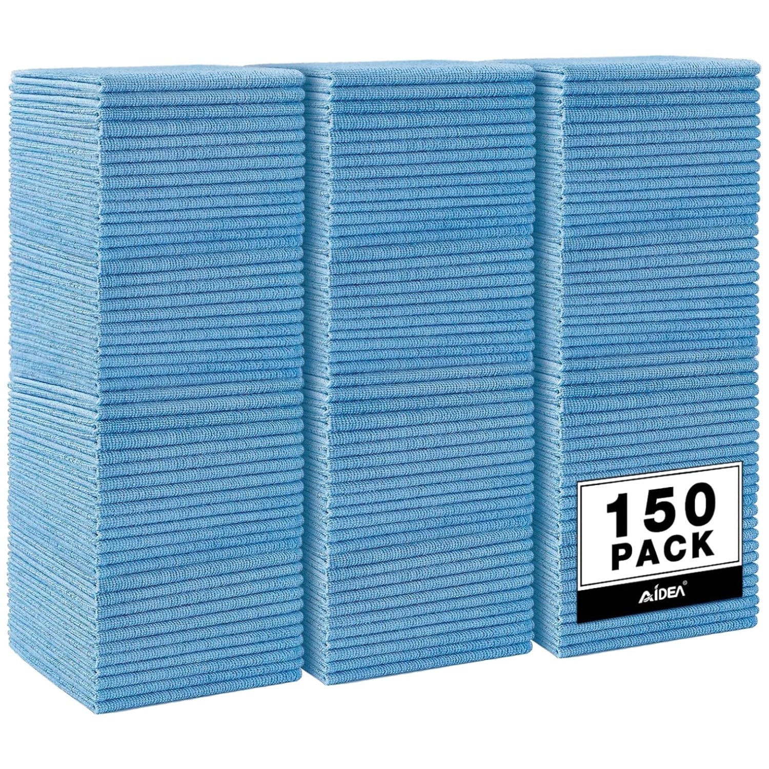 Bulk Microfiber Towels 150 Pack – Lint-Free Cleaning Cloth