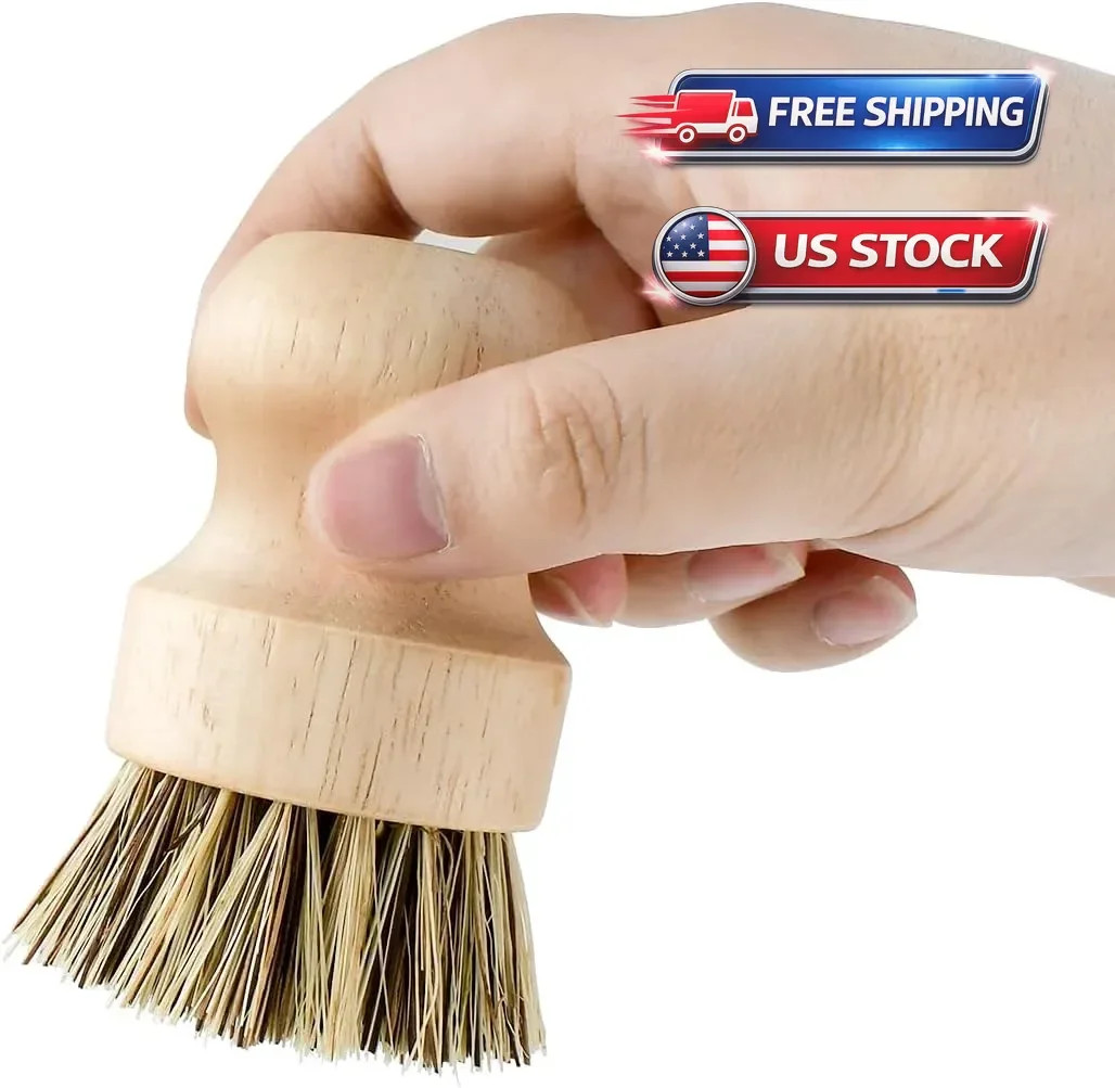 Simply Good Dual Bristle Eco-Friendly Scrub Brush – Two Scrubbing Tools In One