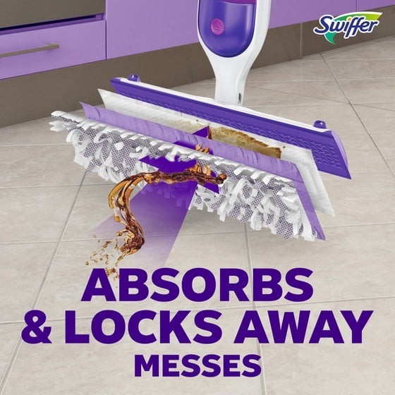 Swiffer Power Mop, Floor Cleaner, Tile, Vinyl, Laminate, Wood, Floor Cleaner