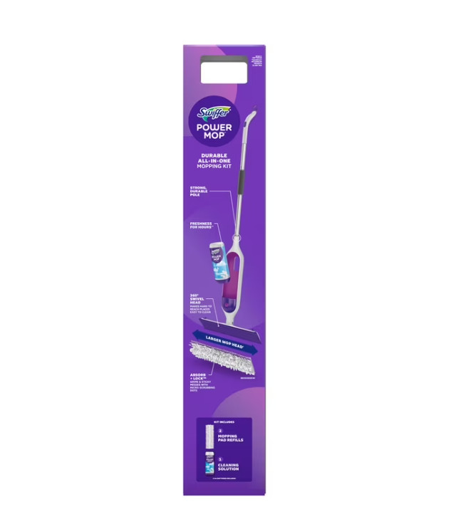 Swiffer Power Mop, Floor Cleaner, Tile, Vinyl, Laminate, Wood, Floor Cleaner, Cl