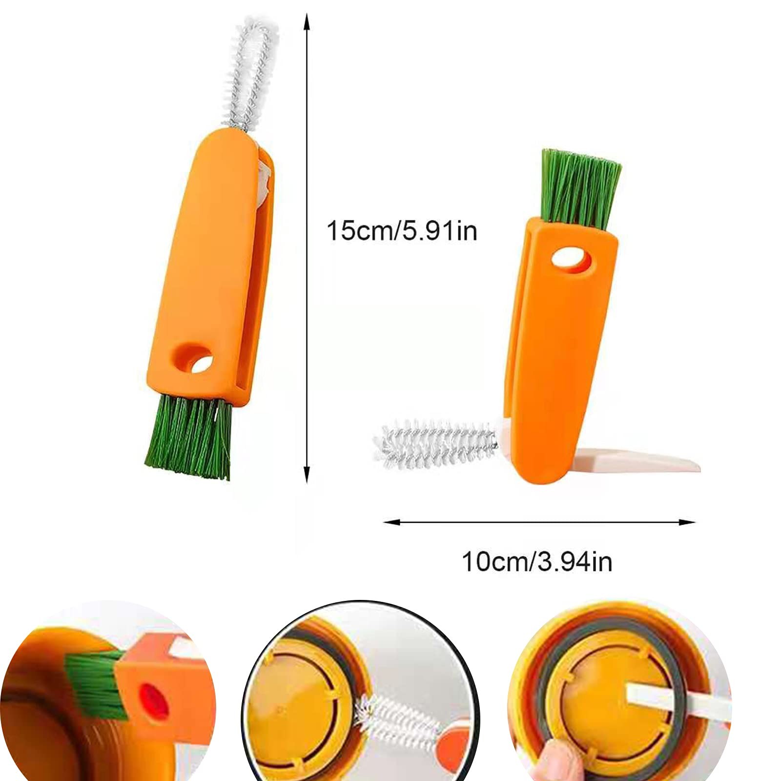 MXHHR 3 in 1 Multifunctional Mini Cup Glass Cover 5.3*1*0.6inch, Yellow
