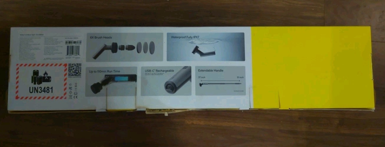 🧼 HOTO Cordless Spin Scrubber – Open Box / New!
