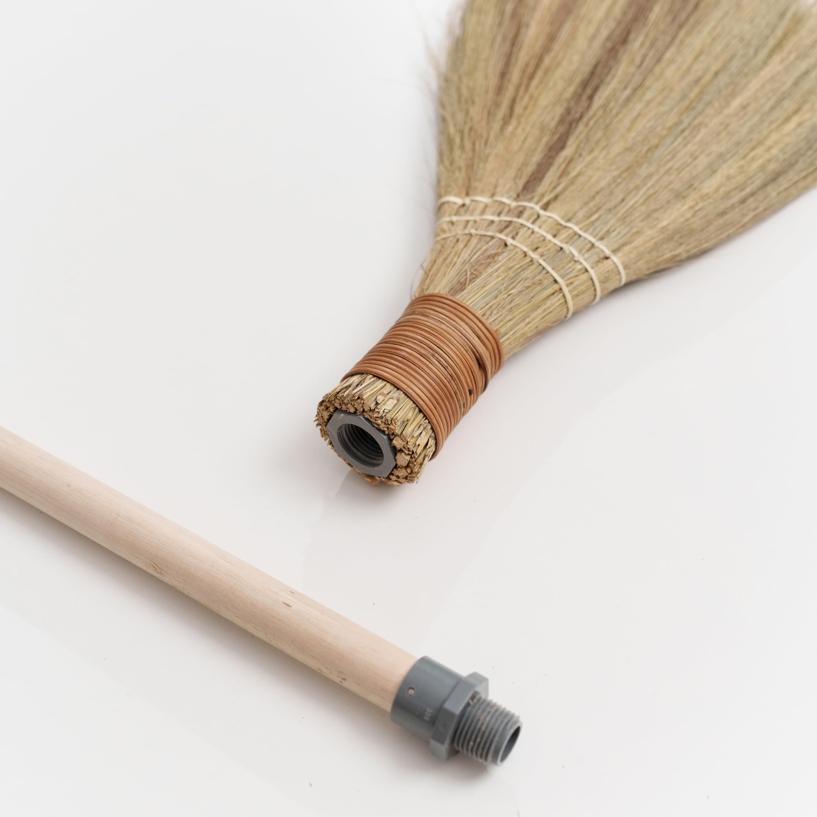 Natural Whisk Sweeping Hand Handle Broom – Vietnamese Straw Soft