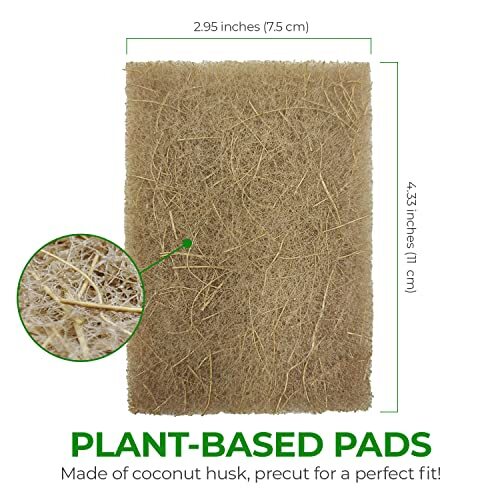 Biodegradable Scrubbing Pads for Dishes – Coconut Fiber Scrub Pads for Dishes…
