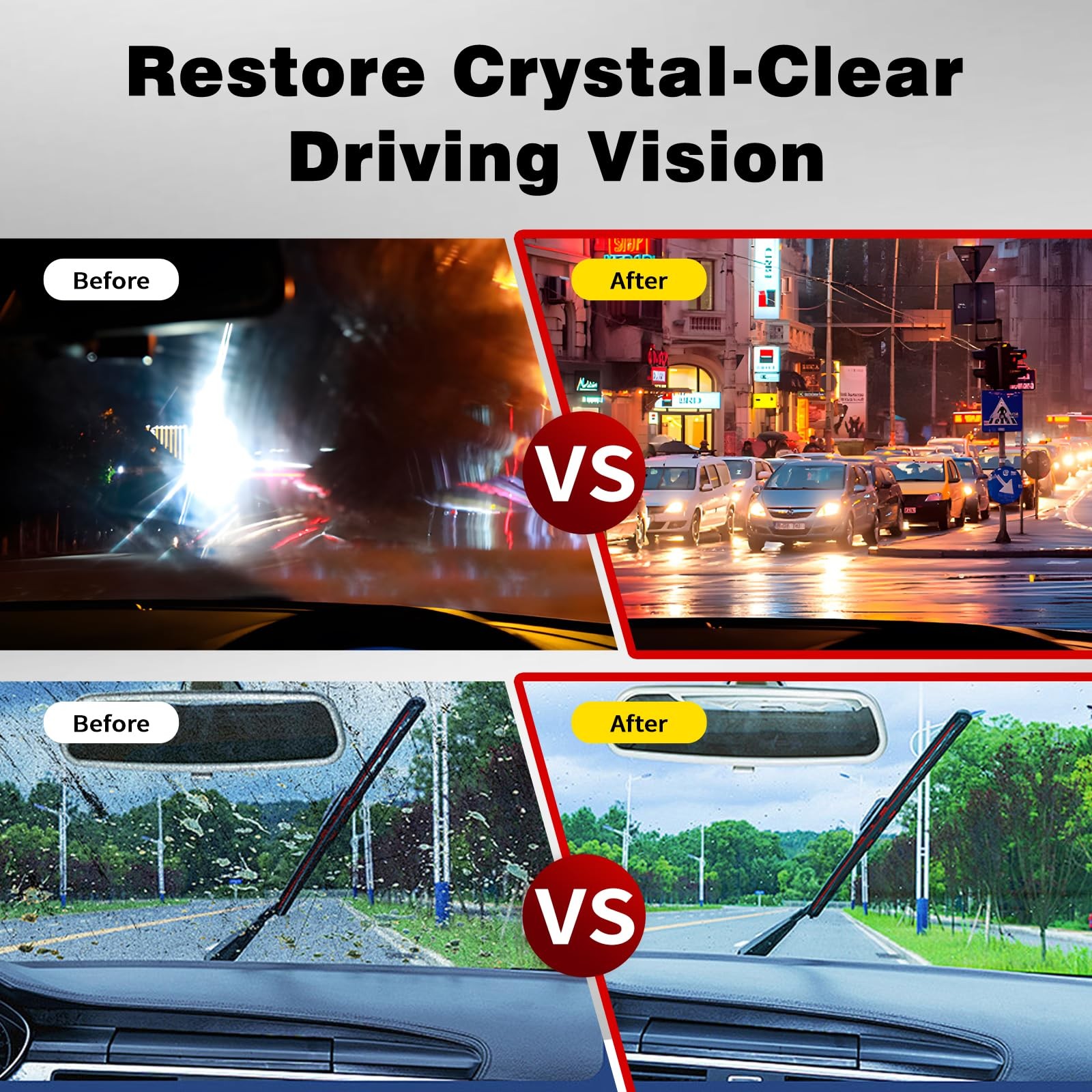 Cramorphis Glass Oil Film Remover for Car, Automotive Cleaning Brush…