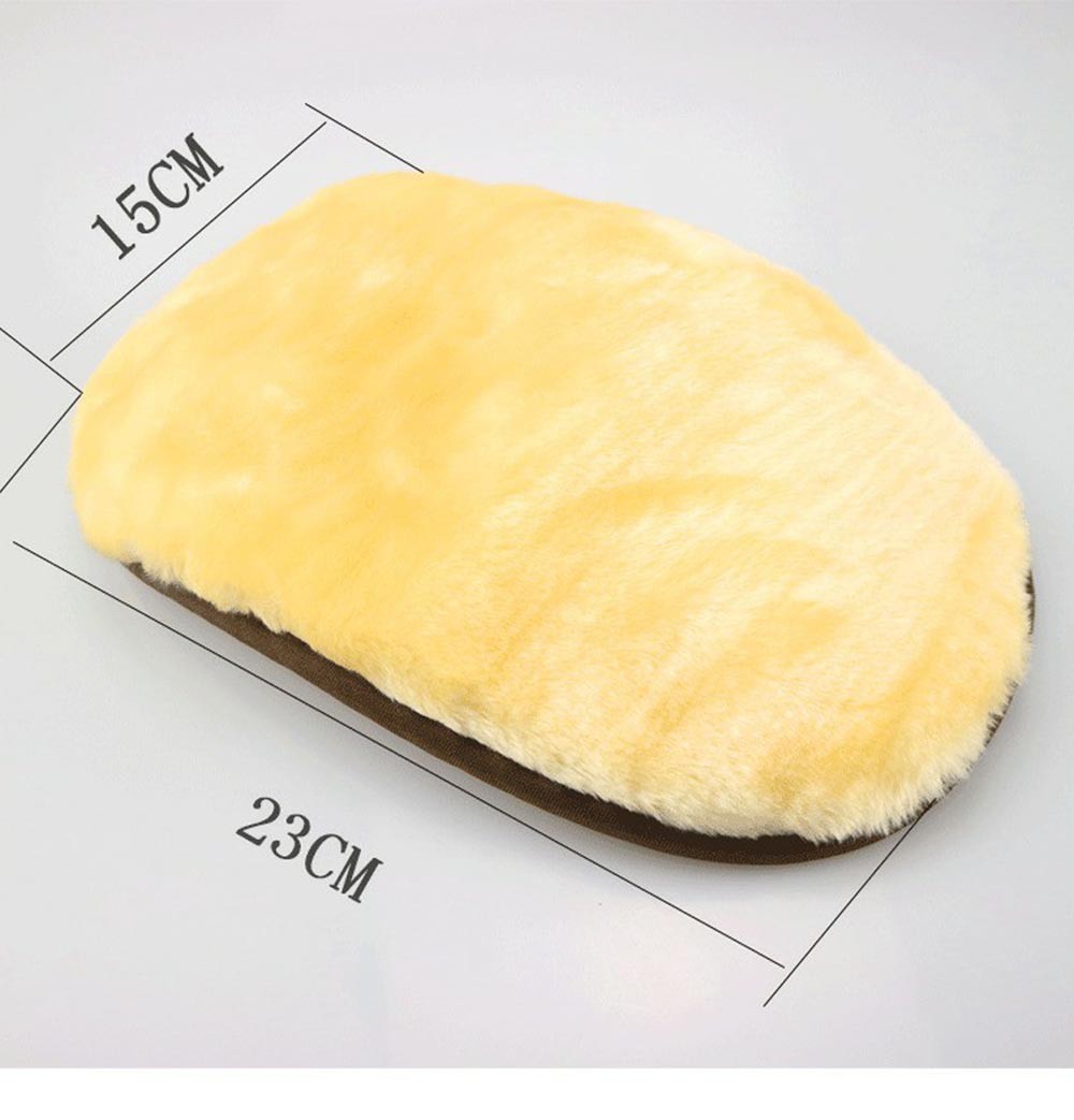 Premium Wool Car Wash Mitt Soft Scratch-Free Detailing Glove for Auto Cleaning