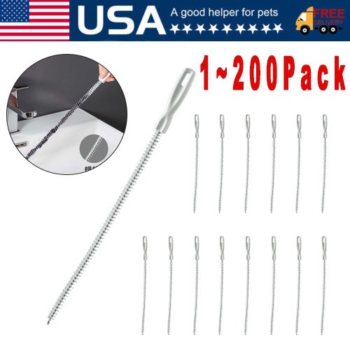 Pipe Dredging Brush Bathroom Hair Sewer Sink Cleaning Brush Drain Cleaner Flexib