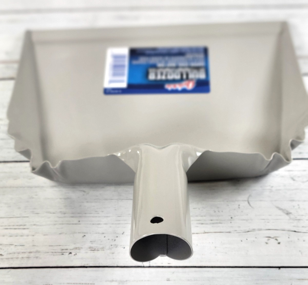 Steel Dust Pan Quickie BULLDOZER Commercial Duty Dust Pan, Gray