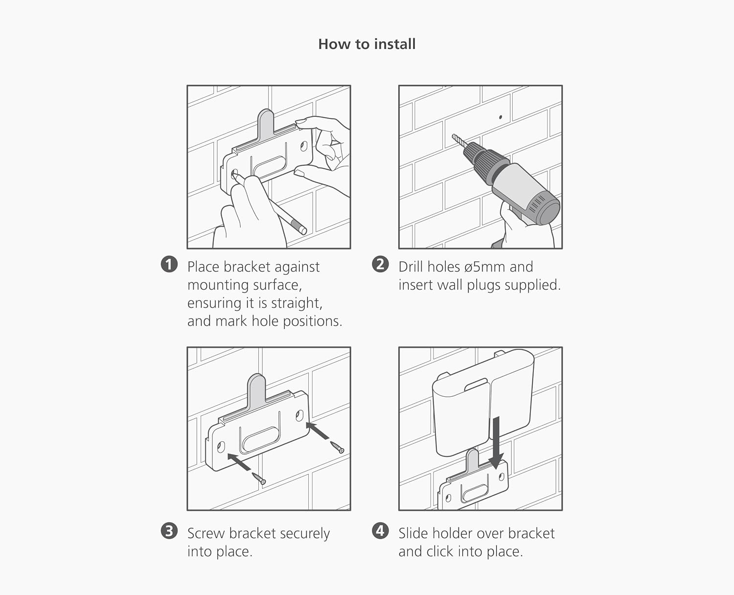 Cleantech Wall-Mounted, Adjustable Long Handle Broom Sweeper with Dust-Shield St