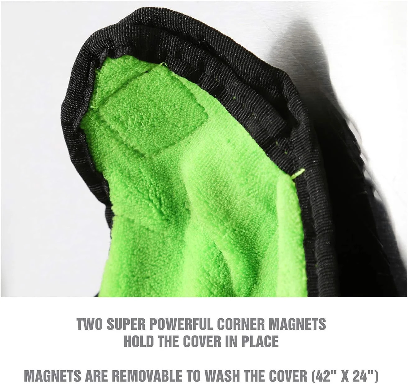 OEMTOOLS Soft Fender Covers for Mechanics, Magnetic Fender Cover 42″ x24″ | Magn