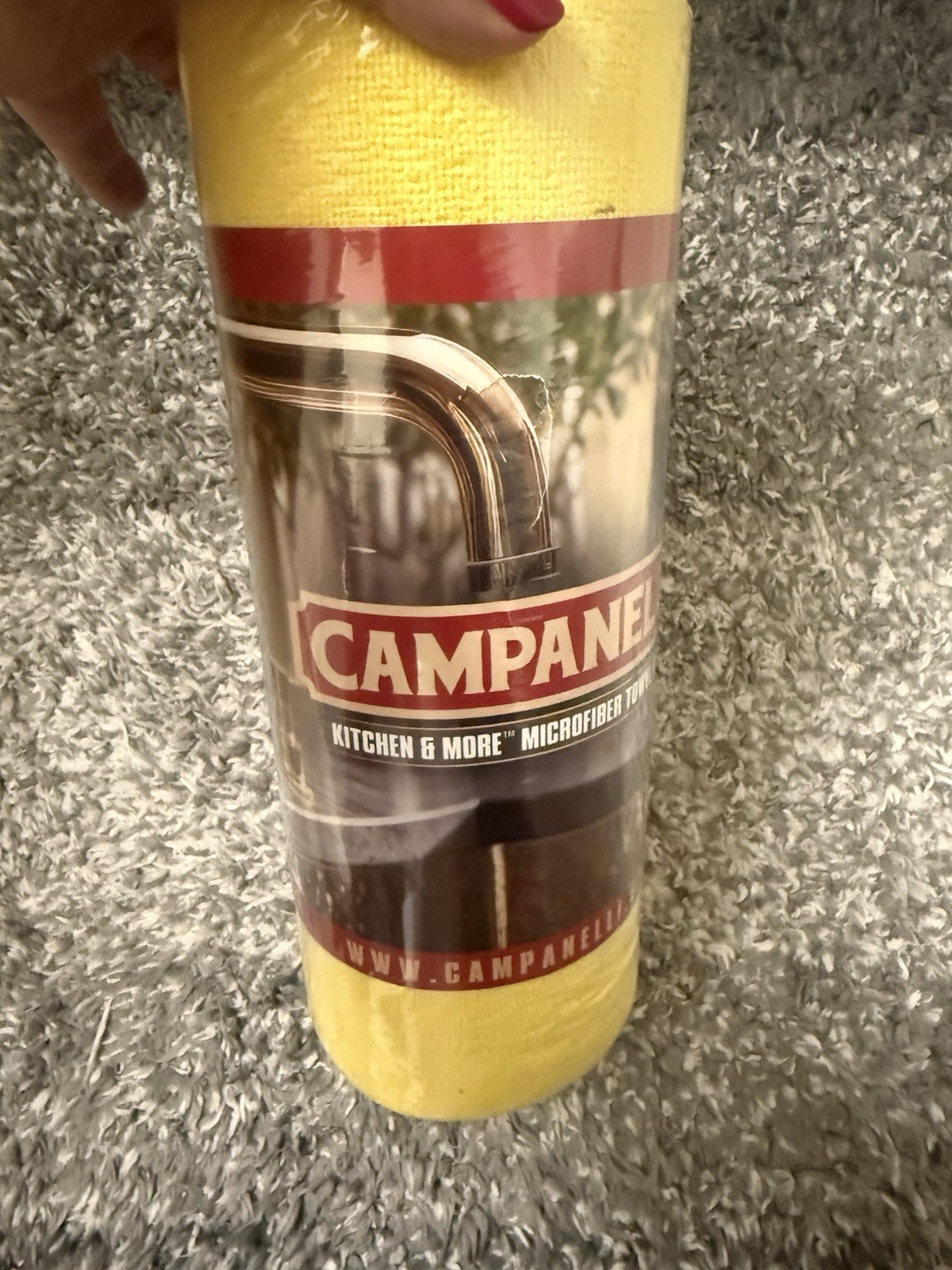 Campanelli 30pc Yellow Premium Microfiber Towel Roll For Kitchen & More