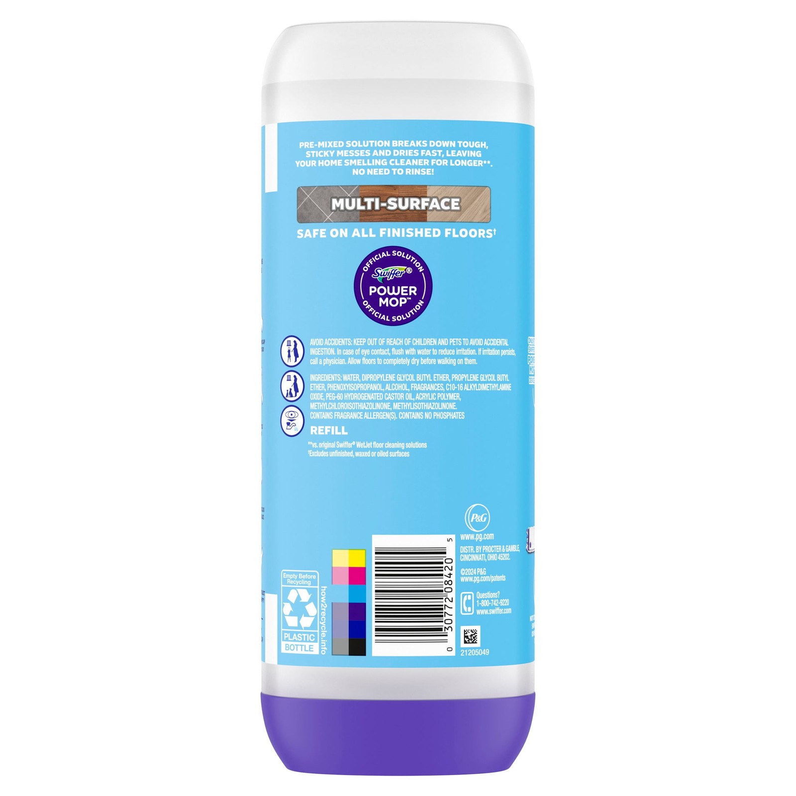6Pack 25.3 fl oz Fresh Floor Cleaner Refill Wood Tile Vinyl Laminate Mop Liquid
