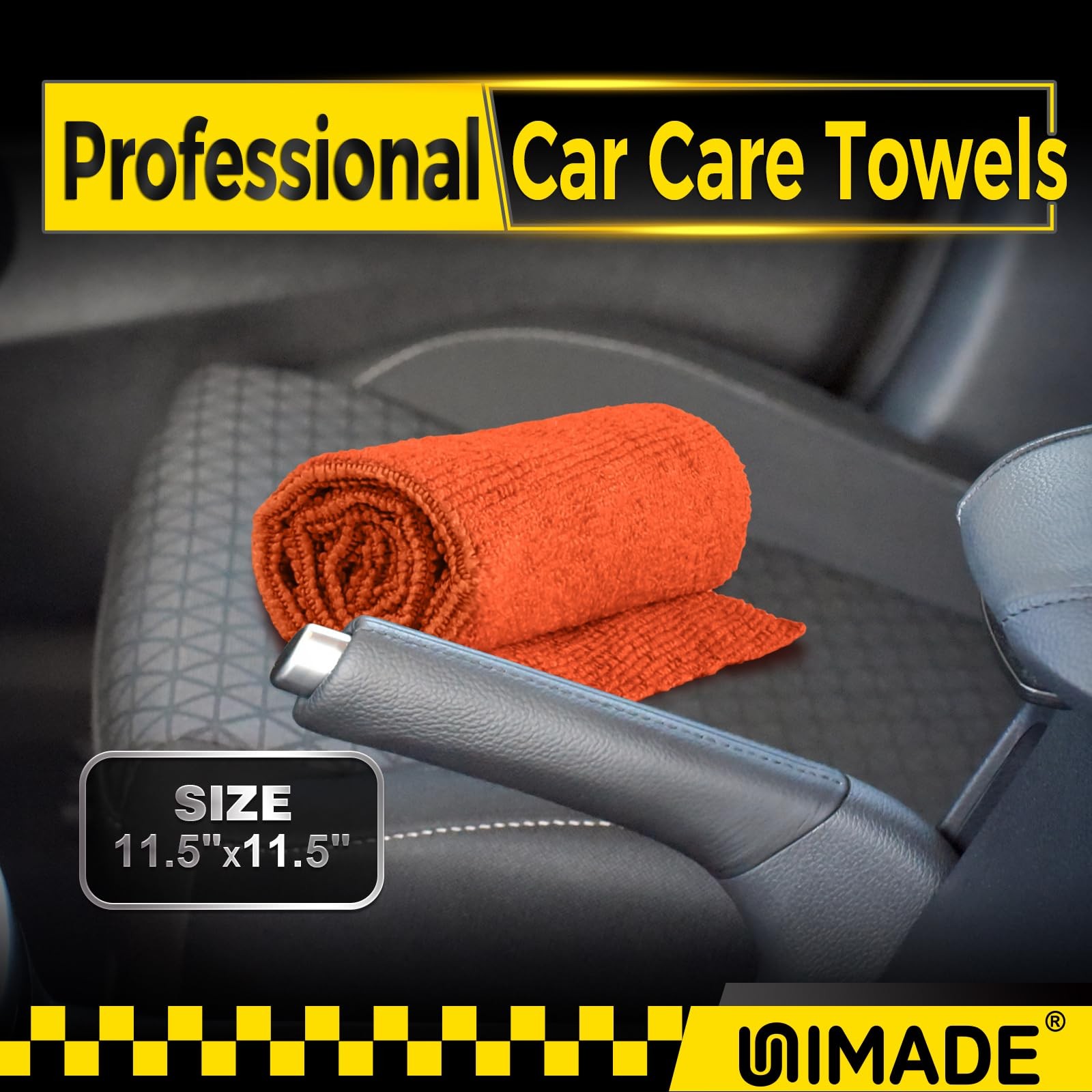 100PK Microfiber Cleaning Cloths for Automotive, Garage, and Restaurant Use