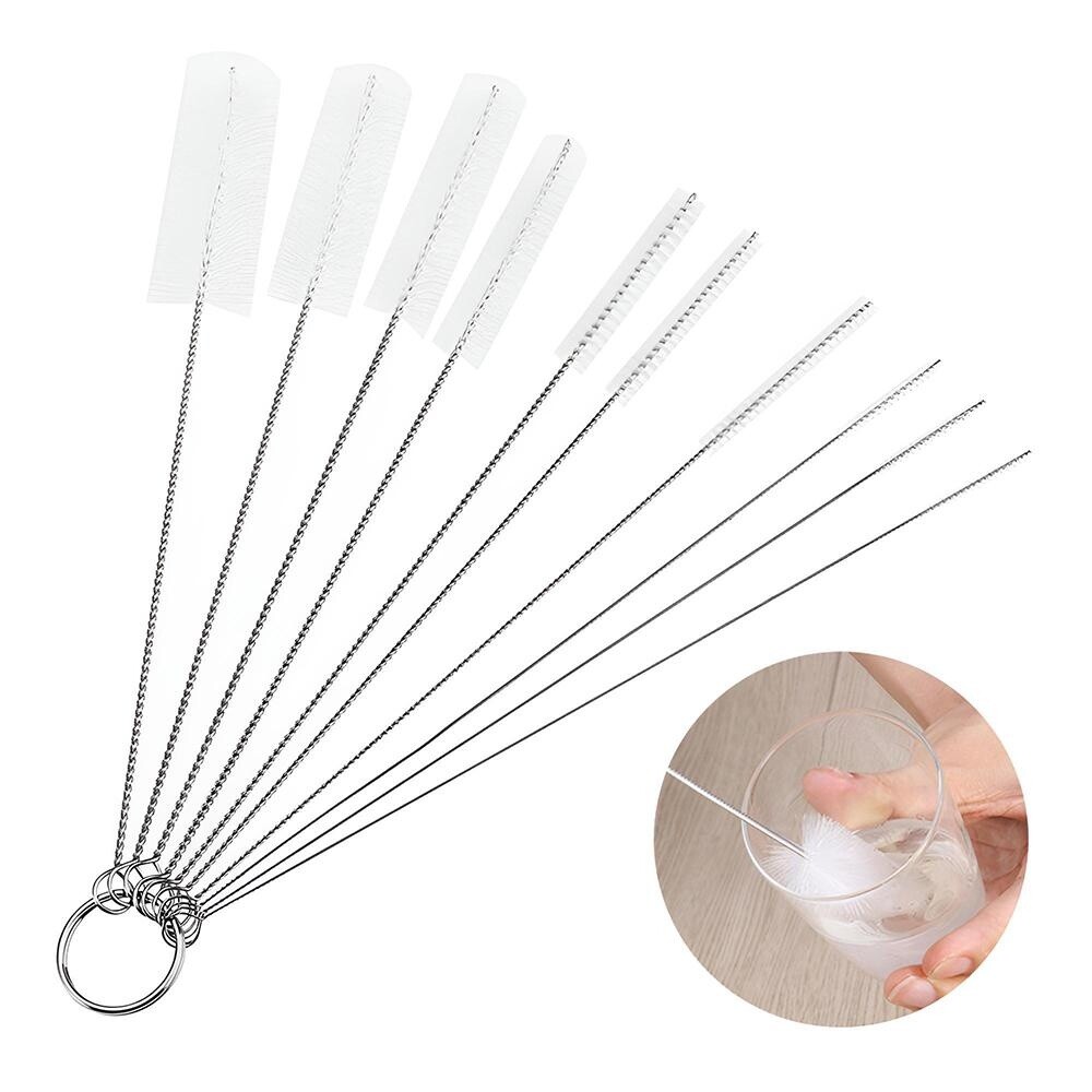 Nylon Brush Set Bottle Tube Pipe Straw Household Washing Cleaning Kitchen Strip