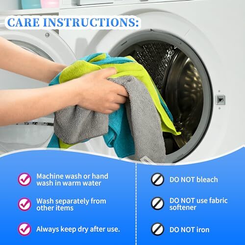 Microfiber Cleaning Cloth – Pack of Multi-Functional 12 3 Colors Assorted