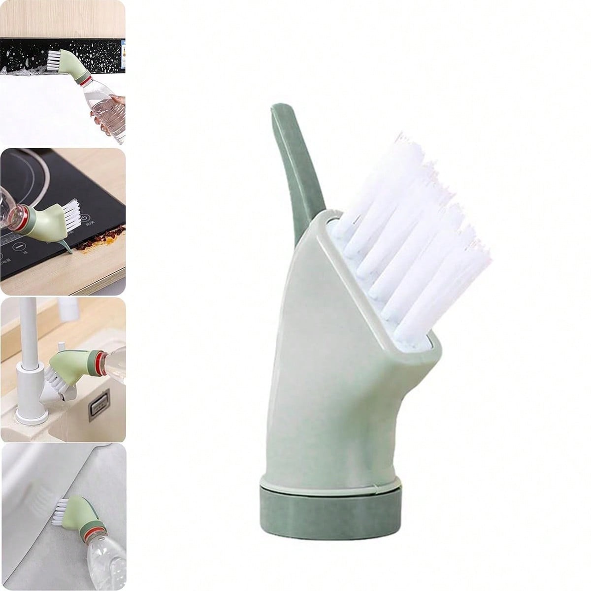 2-in-1 Bottle Cleaning Brush Creative Multifunctional Gap Brush Kitchen Tool NEW