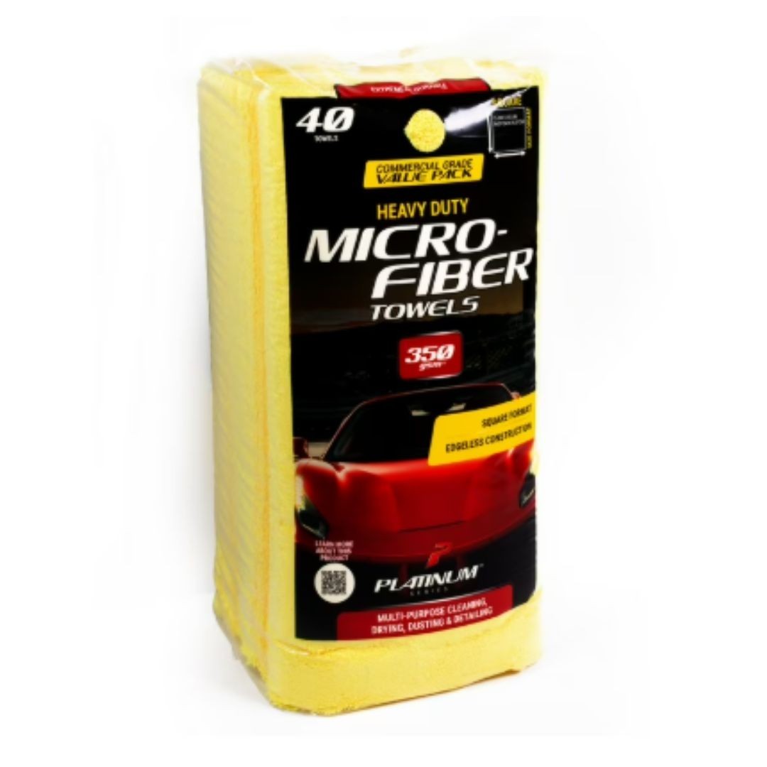 Platinum Series Microfiber Auto and Home Detailing Towels 40 Pack New