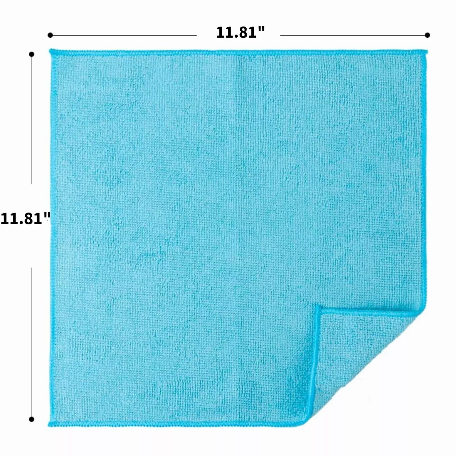 10 Packs Microfiber Cleaning Cloth No- Scratch Rag Car Polishing Details Towel