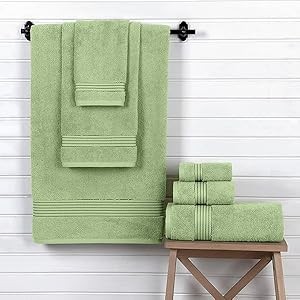Premium Turkish Cotton 2 Pack Bath Towel Set – 27 x 54 inch, Luxurious Hotel Spa