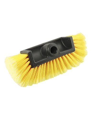 10in Car Wash Brush Head with Soft Bristle, for Cleaning Decks, Trucks, Car, RV,
