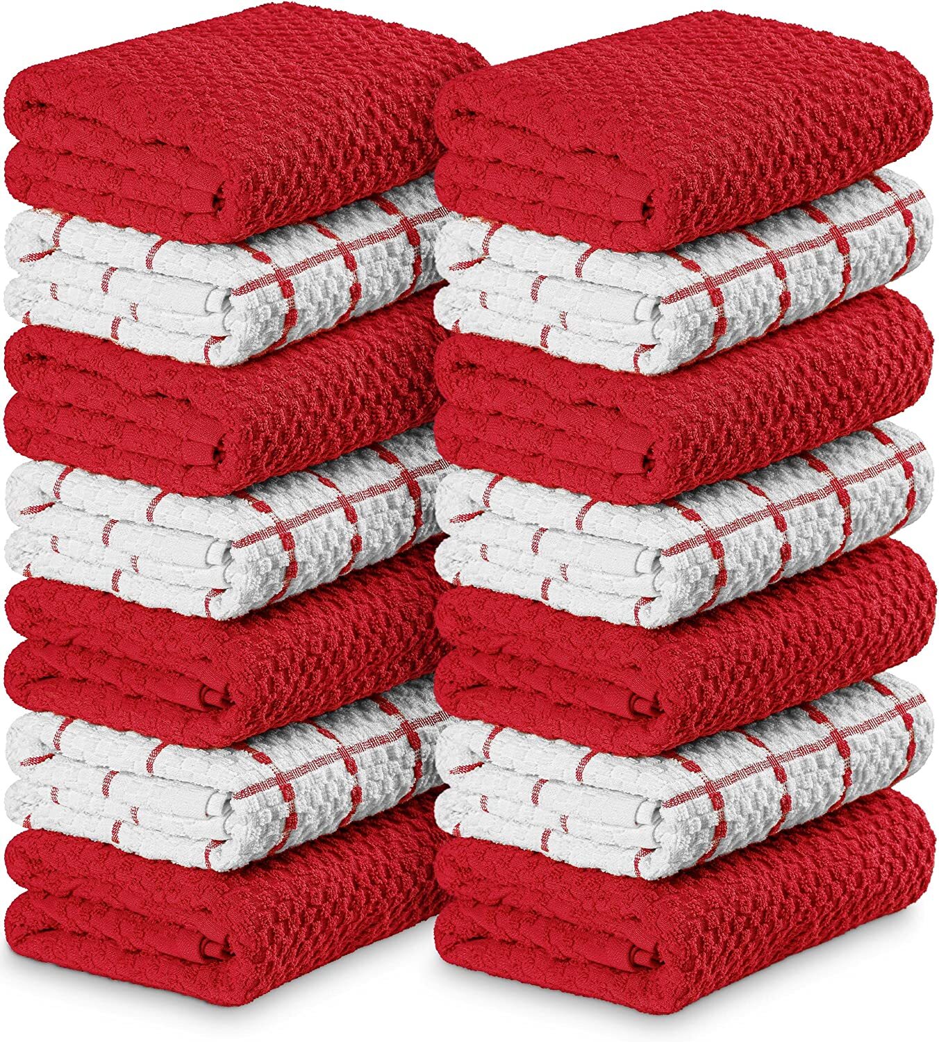 Pack Kitchen Towel Dish Cloth Super Absorbent Tea Towels 15×25″ Utopia Towels