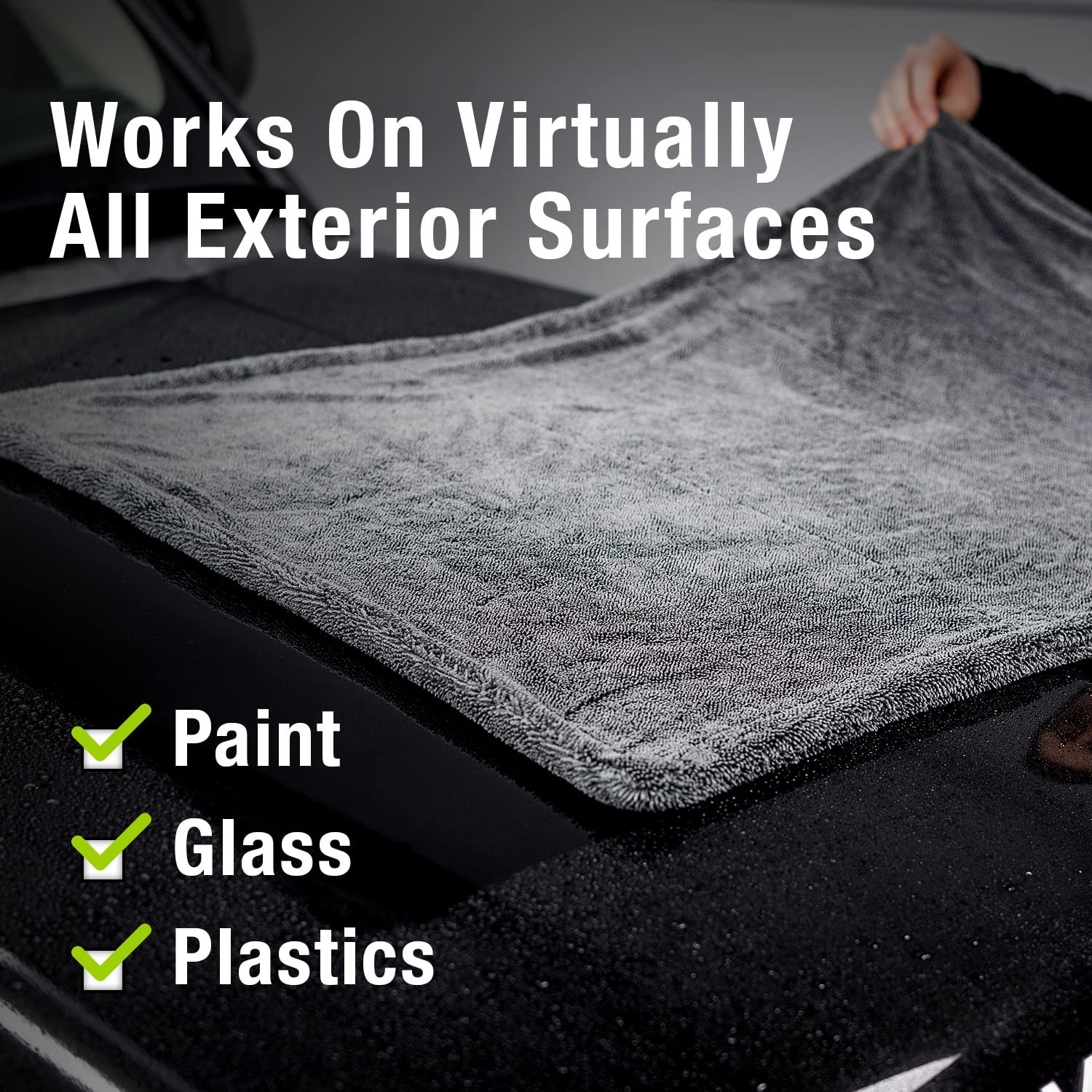 Ultra-Absorbent Car Drying Towel – 1200 GSM Microfiber, Streak-Free, 24”x36