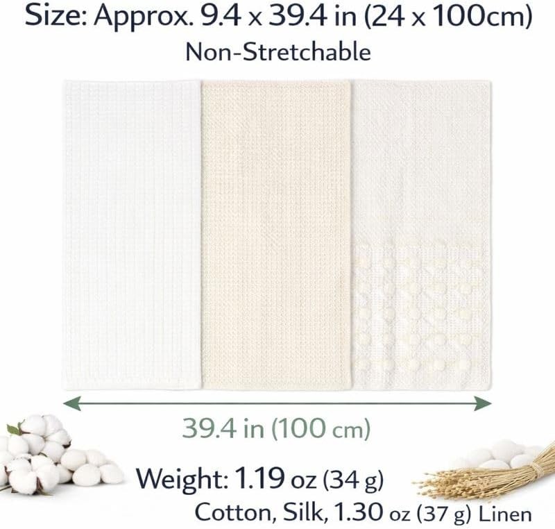 Exfoliating Washcloth [Designed in Japan] Natural Plant-Based Blend Back