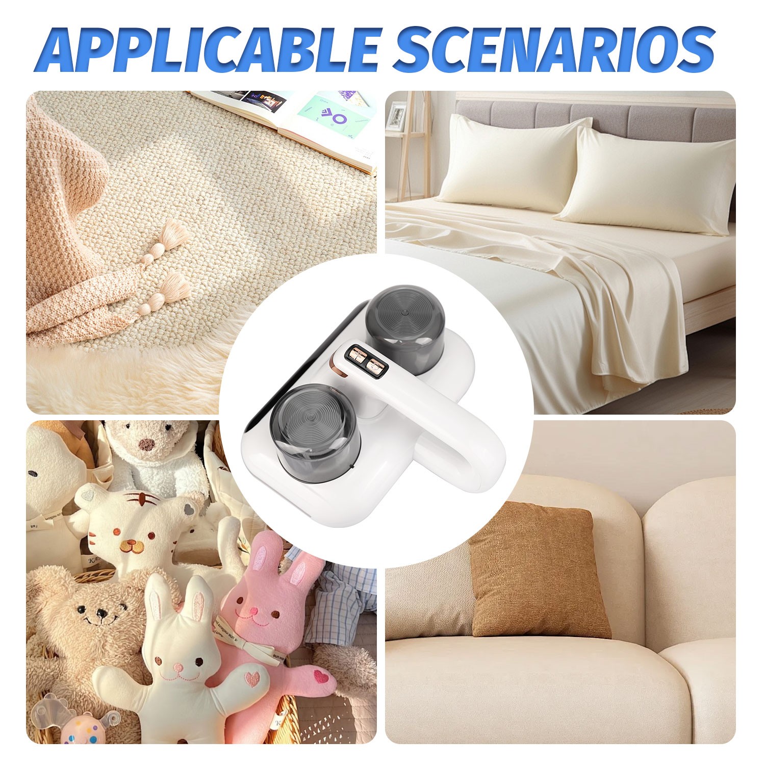 UV Mattress Vacuum Cleaner Handheld Bed Sofa Carpet Vacuum Cleaner