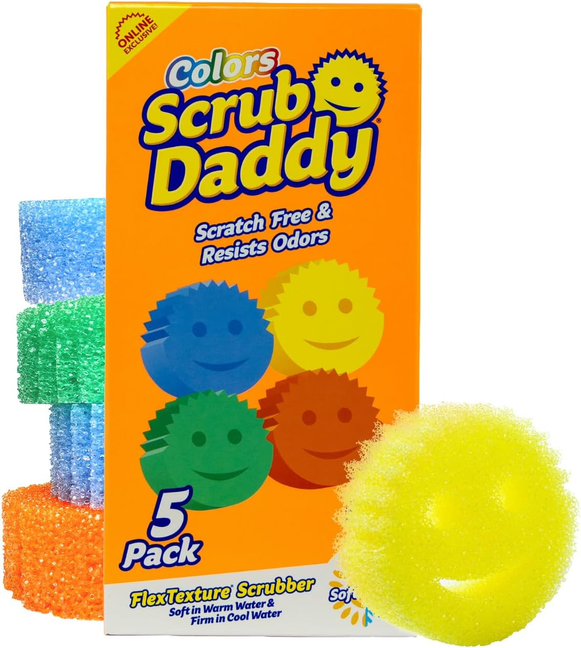 Scratch-Free Multipurpose Kitchen Sponges – Bulk Dish Sponges for Kitchen, Bathr