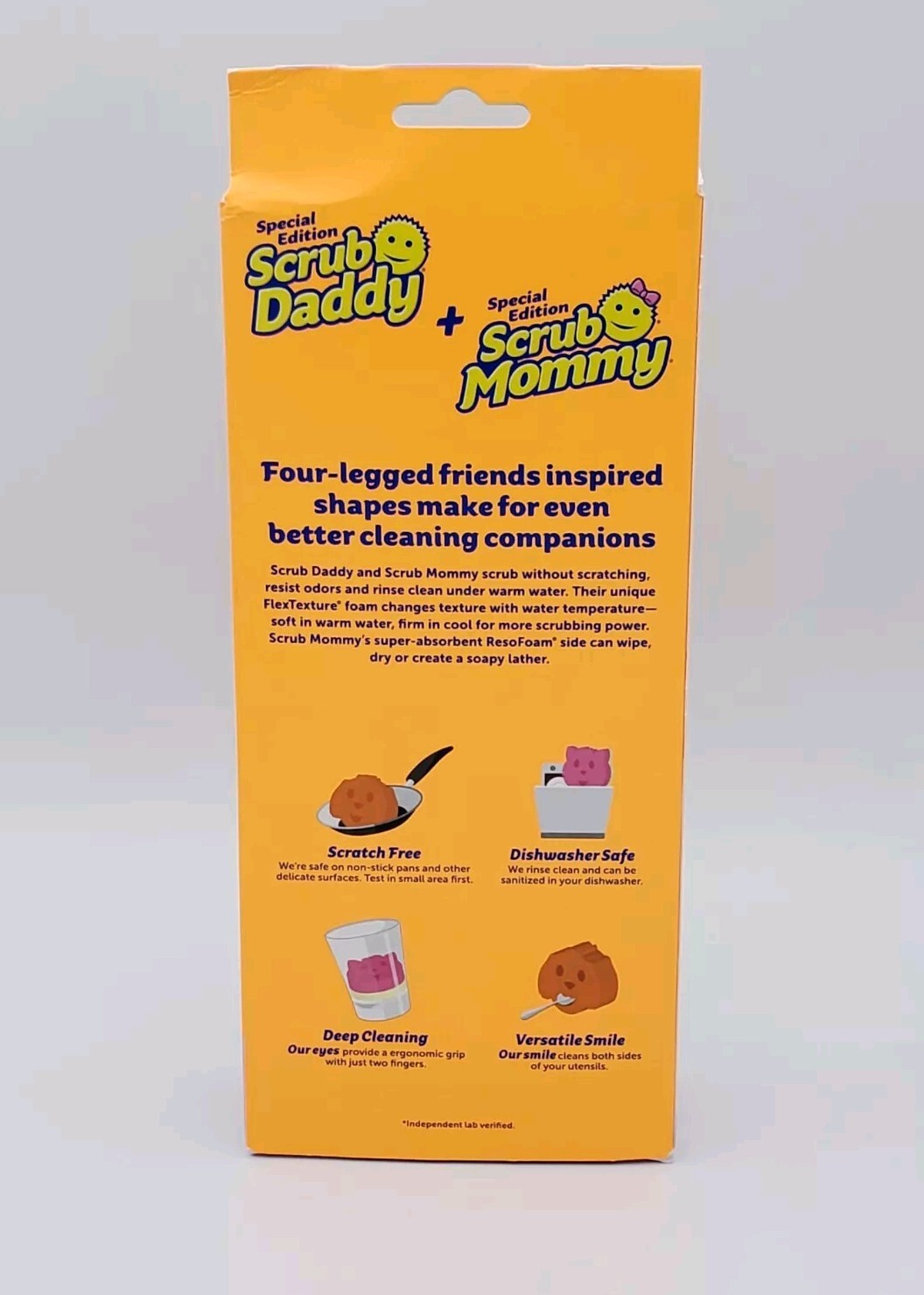 Scrub Daddy Special Edition Dog And Cat 2-Pack Scrub Mommy – Set Of 2