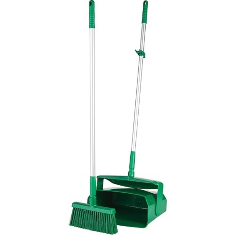 Remco – A Vikan Company 62508 Lobby Dustpan with Broom, 7″ X 14″ , 37″ Handle Z