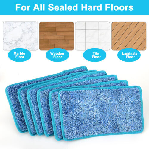 Microfiber Cleaning Mop Pad, Compatible With Sweeper, Washable And Durable 3pcs