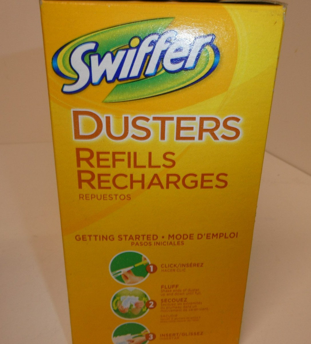New 24PK Swiffer Dusters Refills Recharges Unscented Duster Refills + 1 Handle